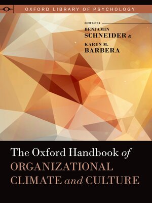 cover image of The Oxford Handbook of Organizational Climate and Culture